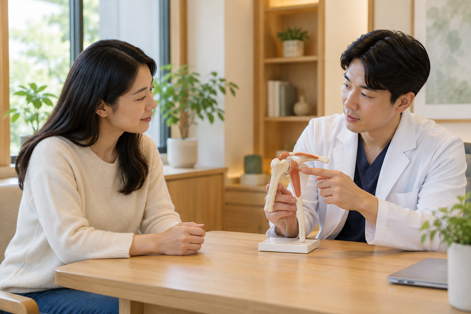 안양 어깨통증 한의원 — 어깨 상담에 관한 AI 설명용 이미지